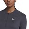 Футболка женская Nike Court Dry 1/2 Zip Gridiron/White  888170-009  fa18 - фото 11573