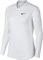 Футболка женская Nike Court Dry 1/2 Zip White/Black  888170-100  su18 - фото 11575