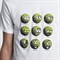 Футболка мужская Nike Court Tennis Balls White  AA0843-100  sp18 - фото 15143