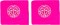 Напульсники Bidi Badu короткие Madison Tech Pink  A303012193-PK - фото 20617