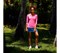 Футболка женская Bidi Badu Ariana Tech V-Neck LS Pink  W224013193-PK - фото 21948