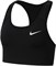 Топ женский Nike Swoosh Medium Support Black/White  BV3900-010  sp22 - фото 26257