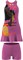 Платье женское Adidas New York Y-Dress Semi Pulse/Lilac  HF6323 - фото 30981