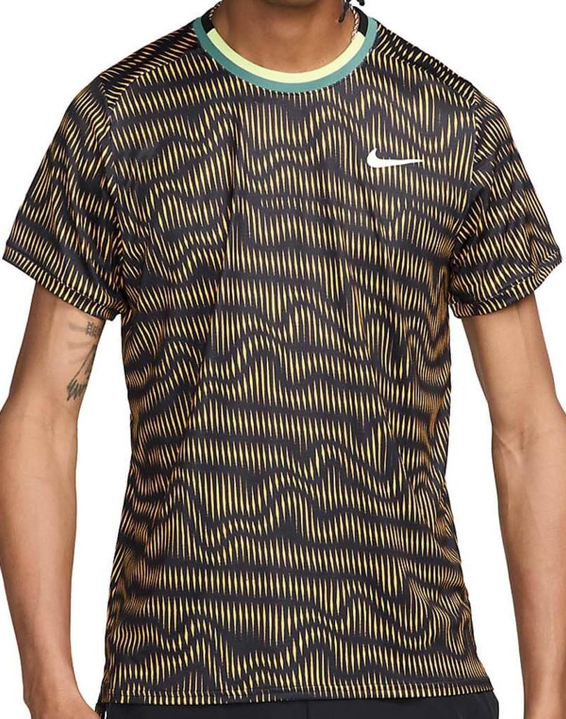 Футболка мужская Nike Court Dri-Fit Advantage Black/Bicoastal/White