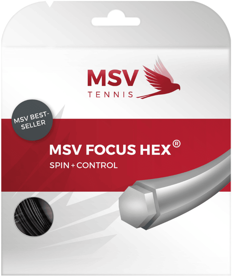 Струна теннисная MSV Focus Hex Black 1.27 (12 метров)
