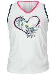 Майка для девочек  Lucky in Love WHT  T258-P97110