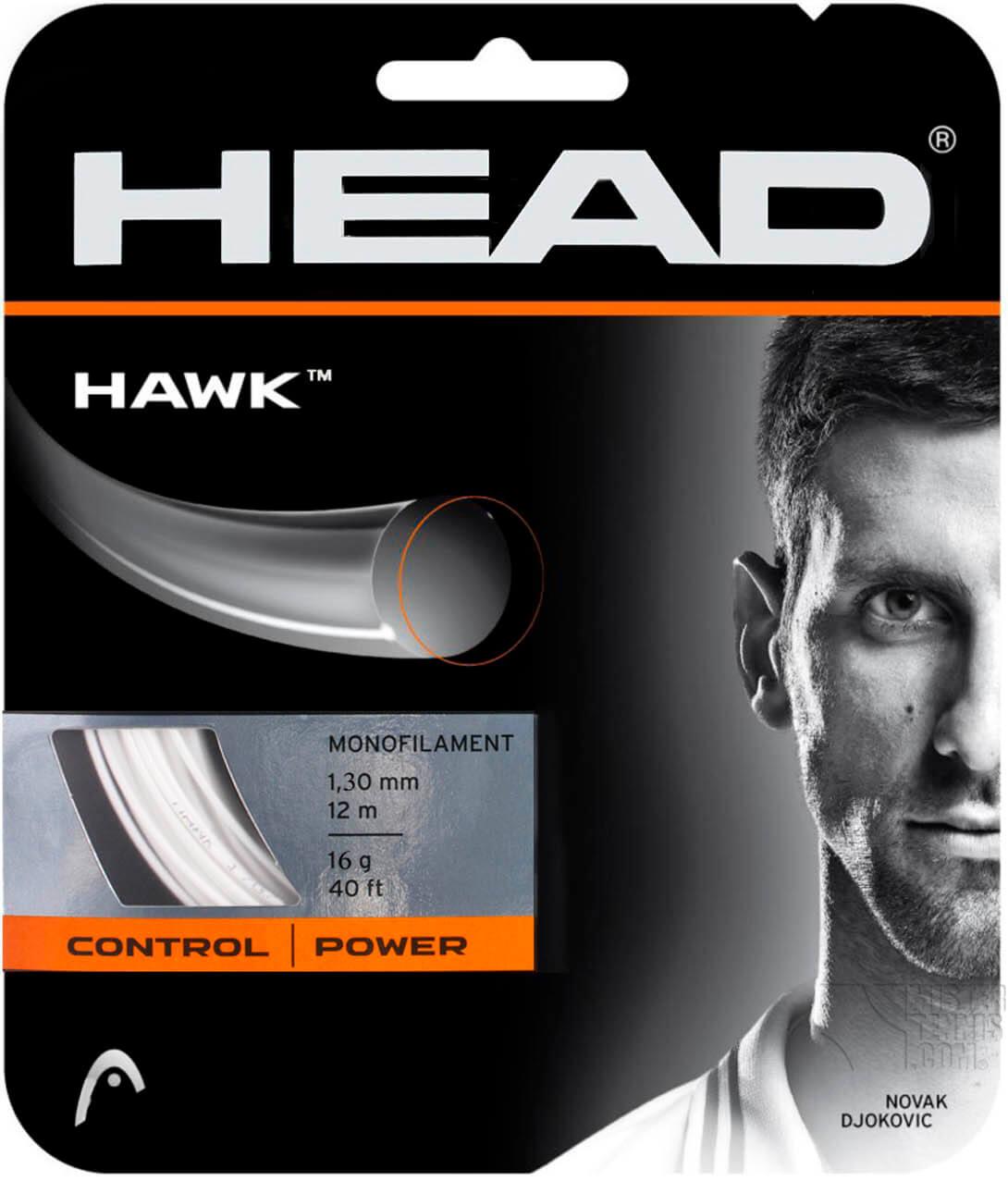Струна теннисная Head Hawk White 1.30 (12 метров)