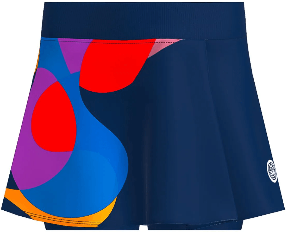Юбка женская Bidi Badu Twiggy Printed Wavy Dark Blue/Mixed