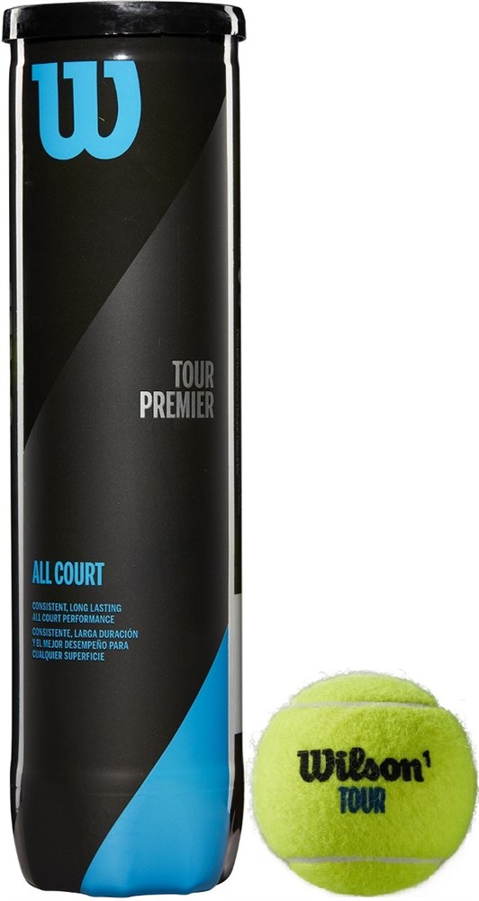 Мячи теннисные Wilson Tour Premier All Court 4 Balls