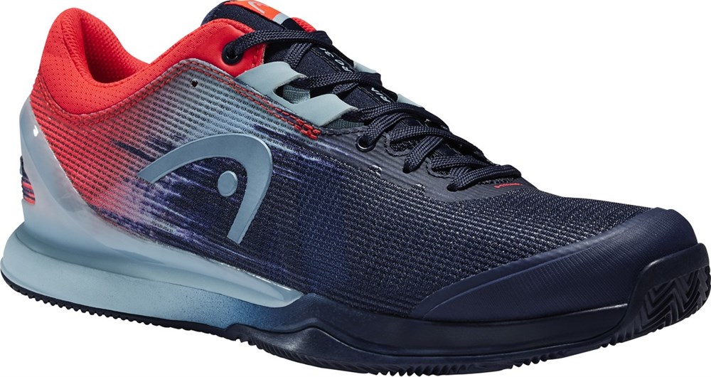 Кроссовки мужские Head Sprint Pro 3.0 Clay Dress Blue/Neon Red