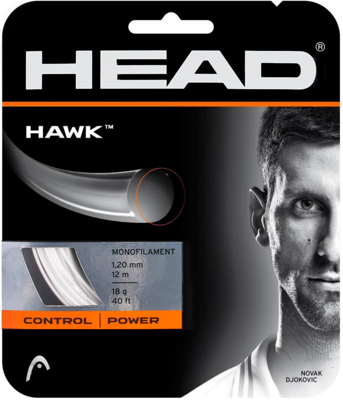 Струна теннисная Head Hawk White 1.20 (12 метров)