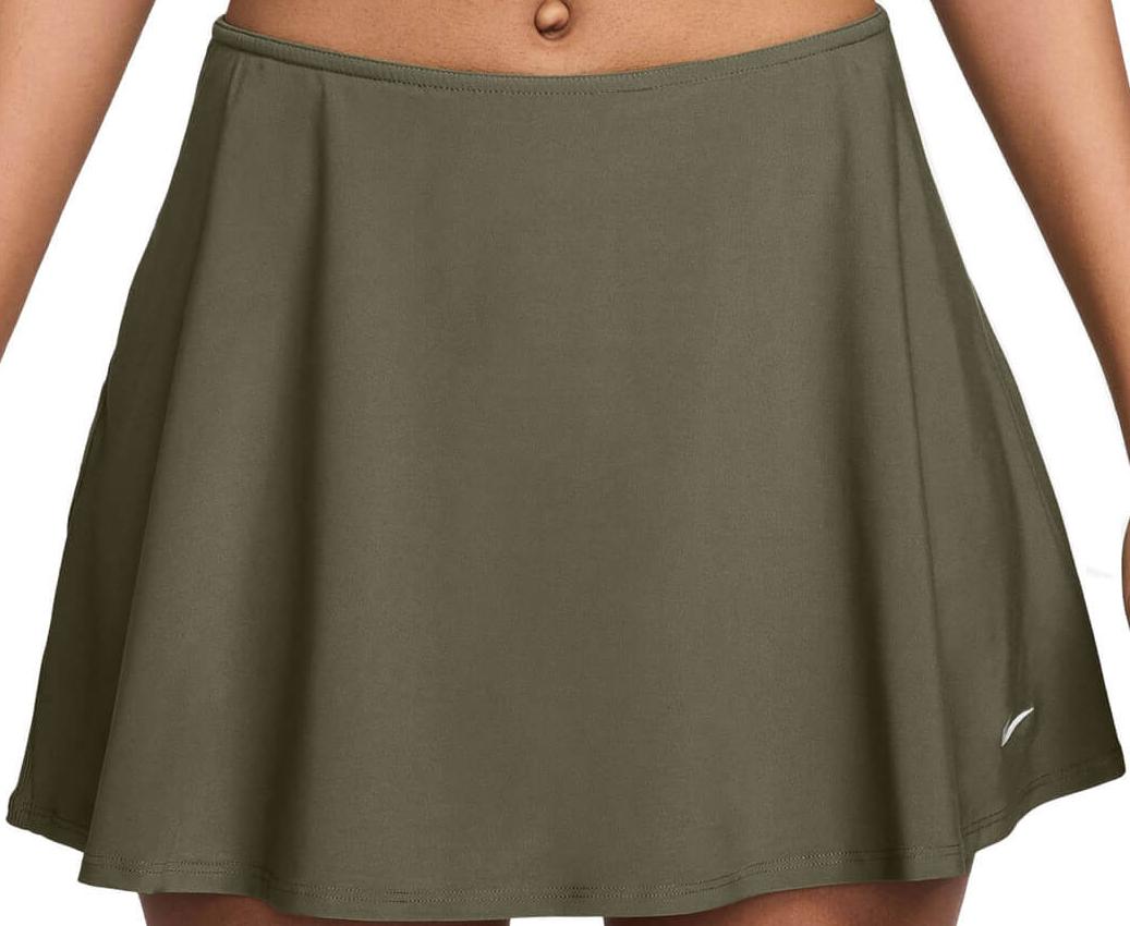 Юбка женская Nike Women's Dri-FIT Short Flouncy Tennis Skirt Olive