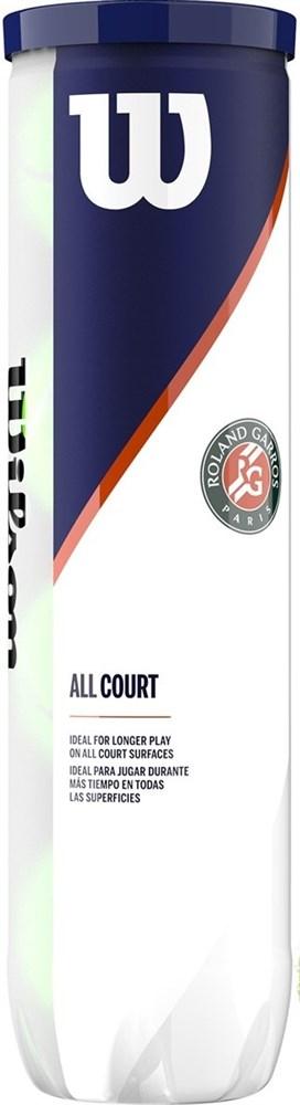 Мячи теннисные Wilson Roland Garros All Court 4 мяча в упаковке