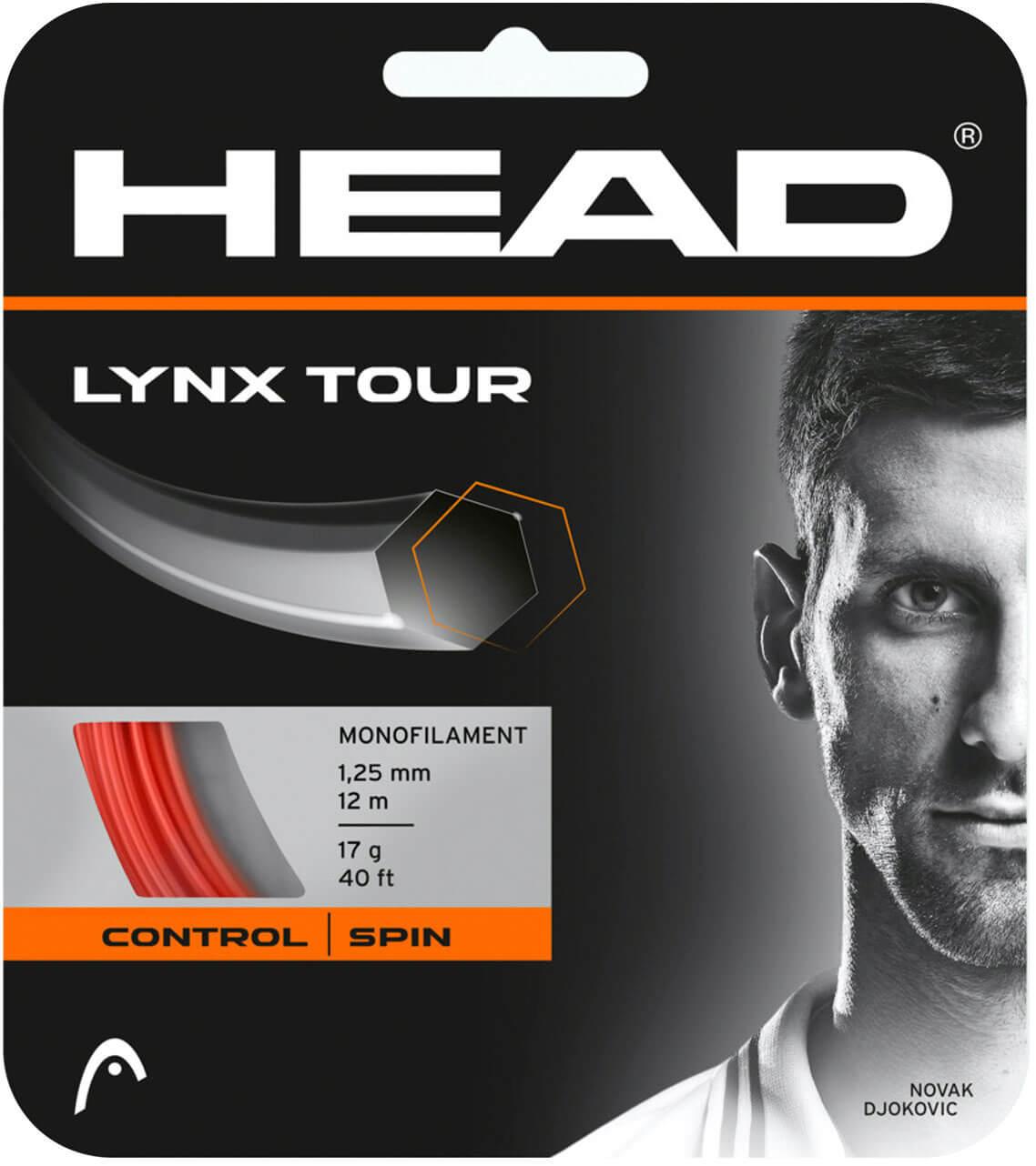 Струна теннисная Head Lynx Tour Orange 1.25 (12 метров)