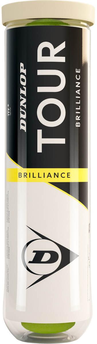 Мячи теннисные Dunlop Tour Brilliance 4 мяча