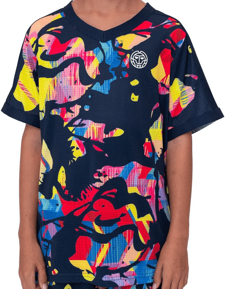 Футболка для мальчиков Bidi Badu Wild Arts V-Neck Dark Blue/Red/Mixed