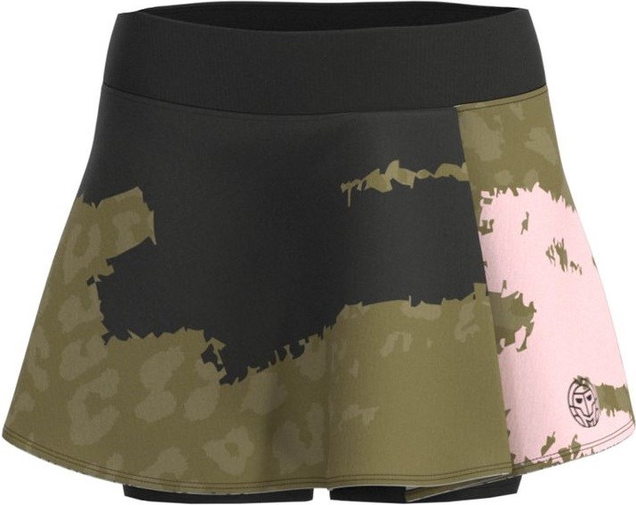 Юбка женская Bidi Badu Pure Wild Printed Wavy Olive/Dark Grey