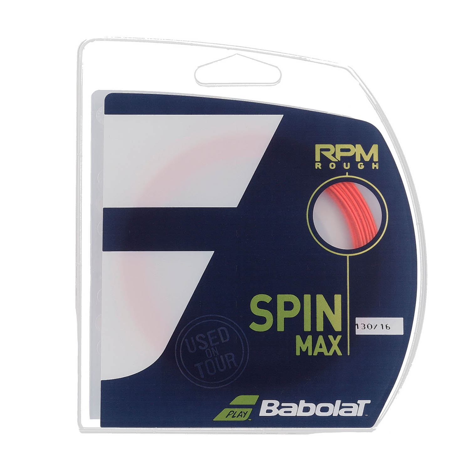 Струна теннисная Babolat RPM Rough Fluo Red 1.30 (12 метров)