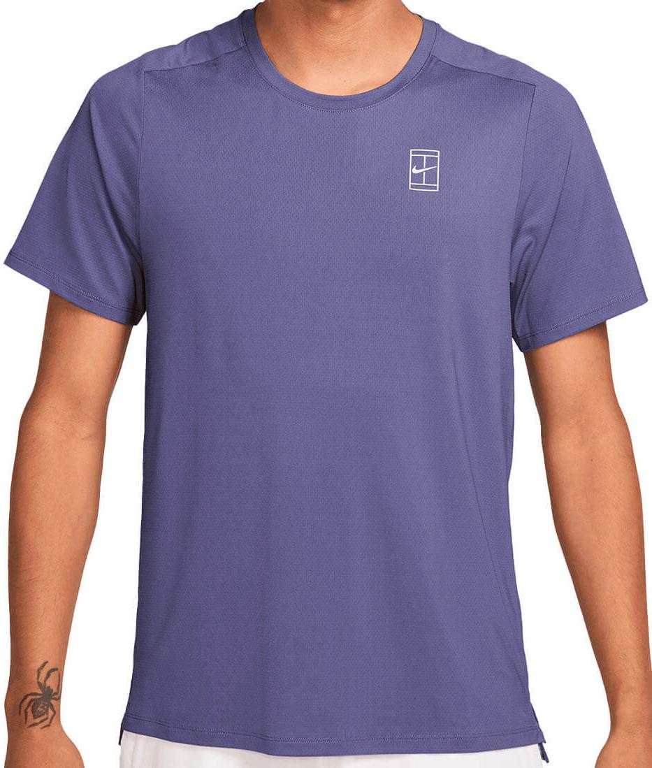 Футболка мужская Nike Court Dri-Fit Advantage  Dusty Amethyst/White