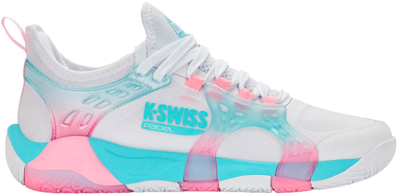 Кроссовки женские для падел K-Swiss K-FRAME Padel WHT/SFTNNBL/NNBLGM