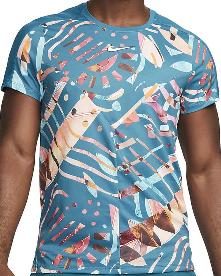 Футболка мужская Nike Court Dri-Fit Slam Geode Teal/White  DX5526-381