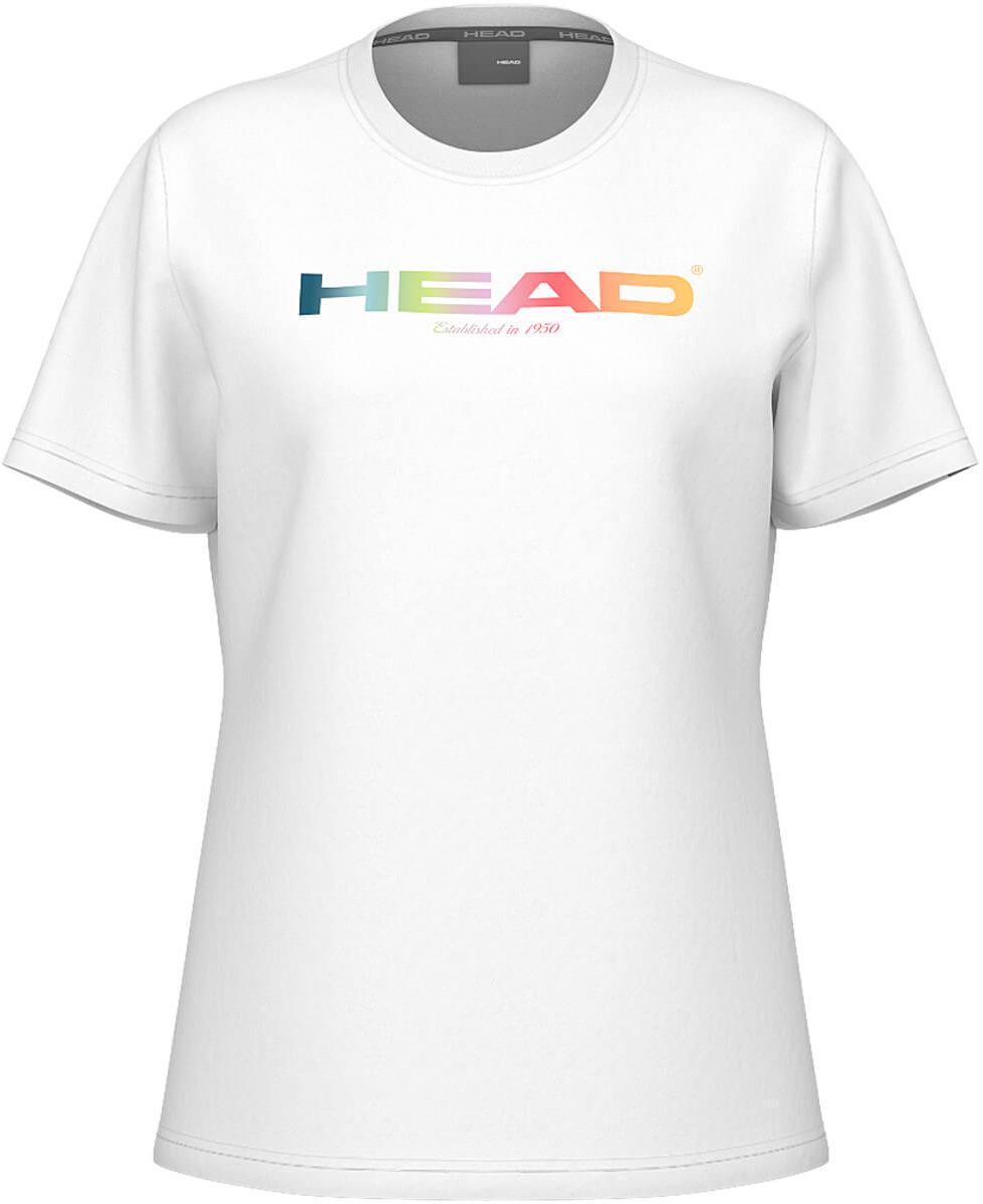 Футболка женская Head RAINBOW White