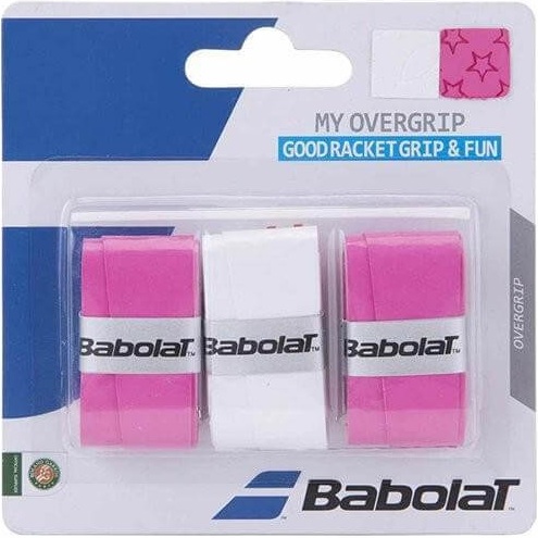 Овергрип Babolat MY GRIP X3 White/Pink