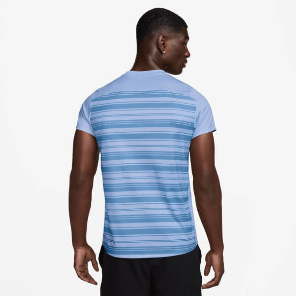 Футболка мужская Nike Court Dri-Fit Victory Aluminum/Blue Beyond/White