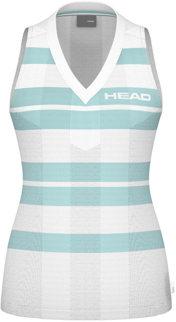 Майка женская Head PERFORMANCE White/Aqua