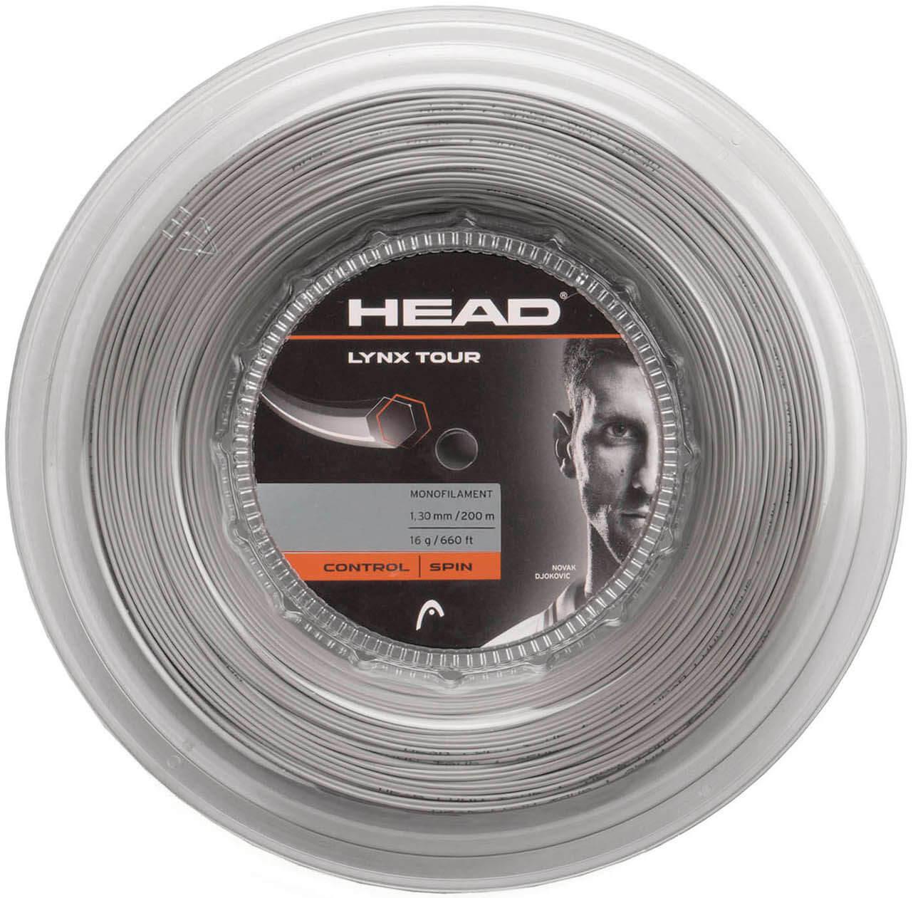 Струна теннисная Head Lynx Tour Grey 1.30 (200 метров)