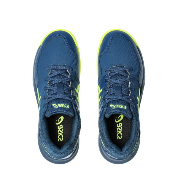 Кроссовки детские Asics Gel-Resolution 9 Clay GS Mako Blue/Safety Yellow