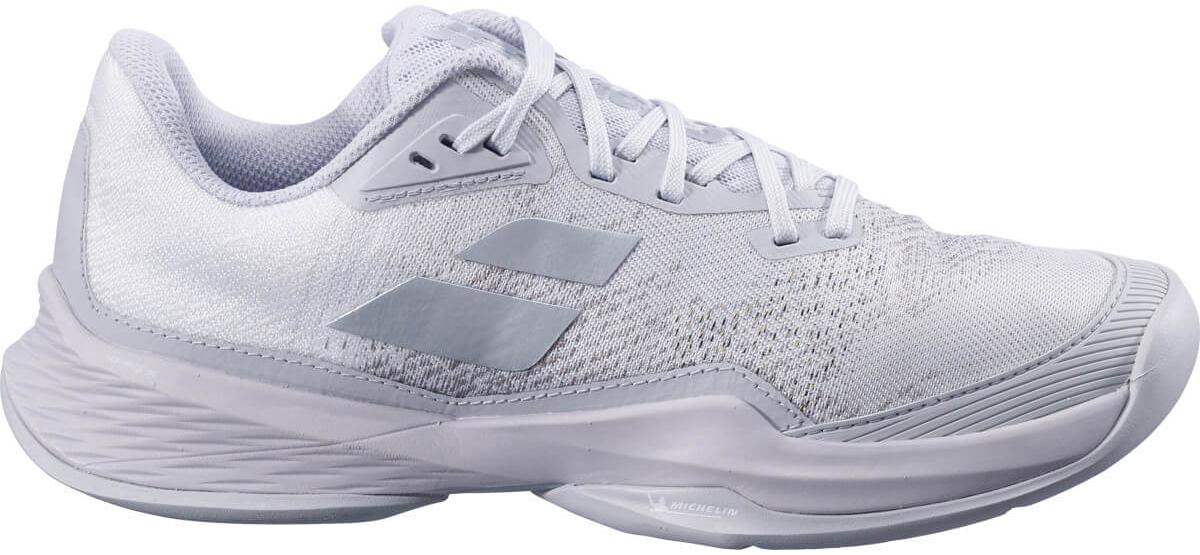 Кроссовки женские Babolat Jet Mach 3 All Court White Grey