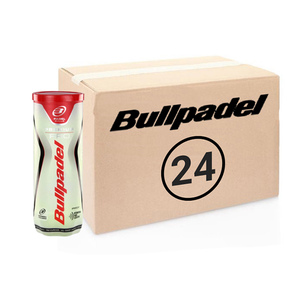 Мячи для игры в падел-теннис Bullpadel PREMIUM PRO в коробе 72 мяча