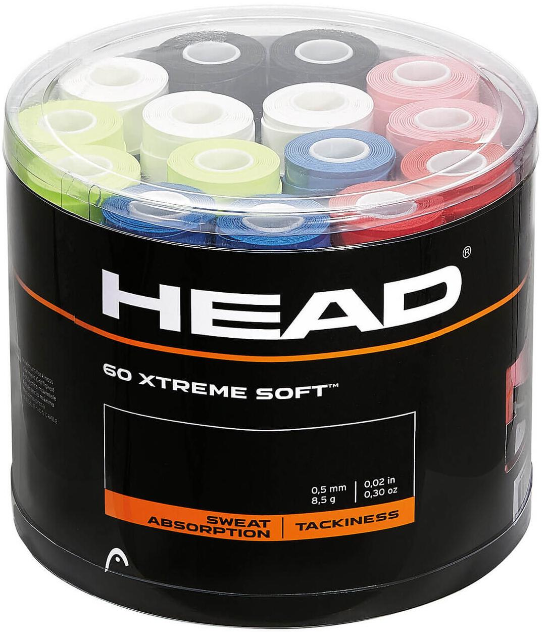 Овергрип Head Xtreme Soft 1 штука (В банке X60) Assorted