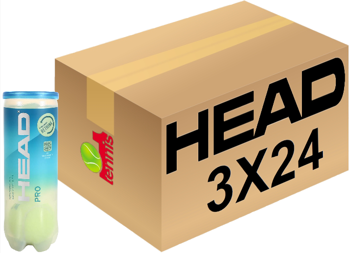 Мячи теннисные в коробке Head Pro (3X24) 72 мяча