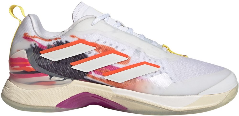 Кроссовки женские Adidas AvaCourt Cloud White/Zero Metalic/Impact Yellow
