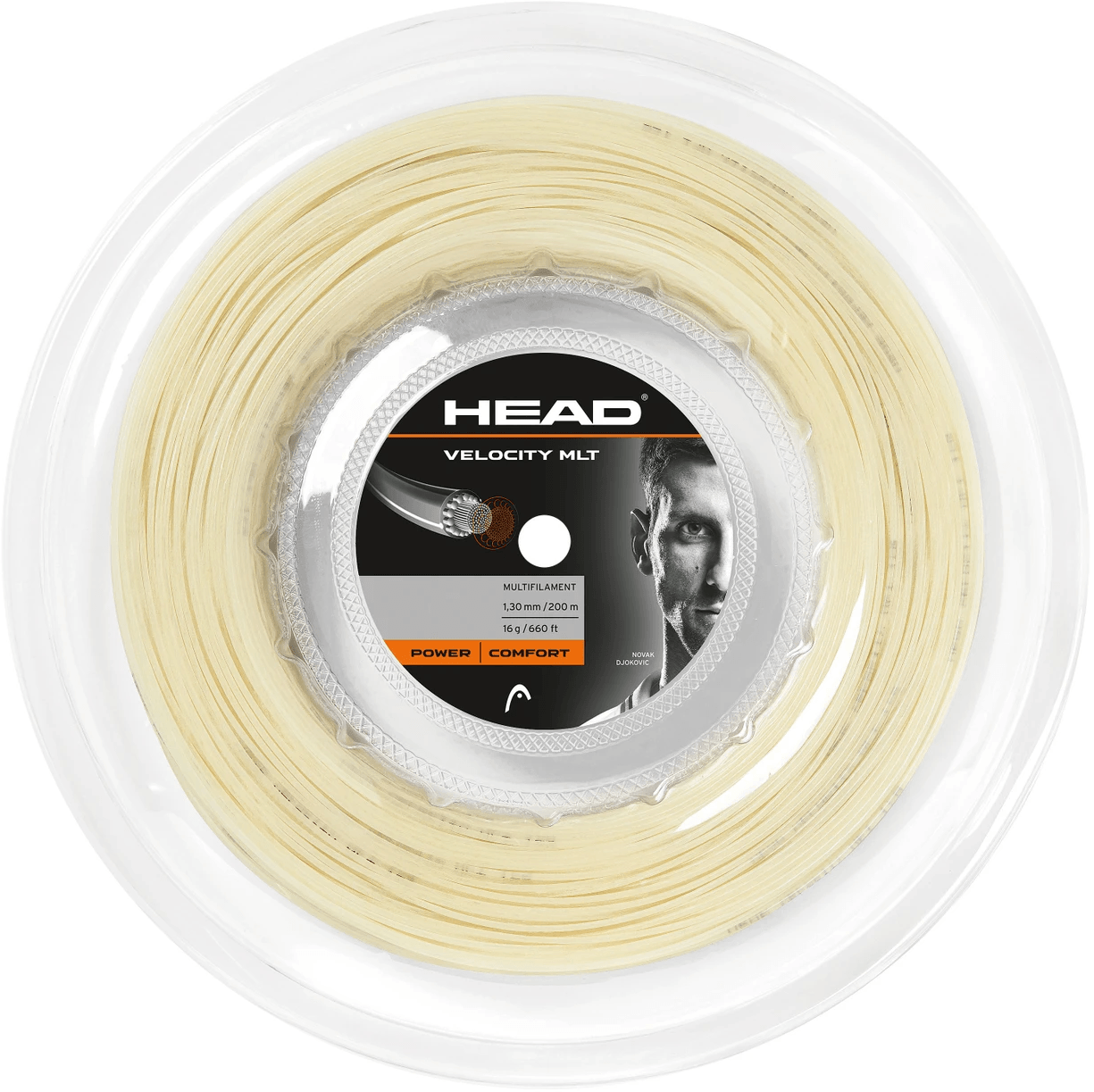 Струна теннисная Head Velocity MLT Natural 1.30 (200 метров)