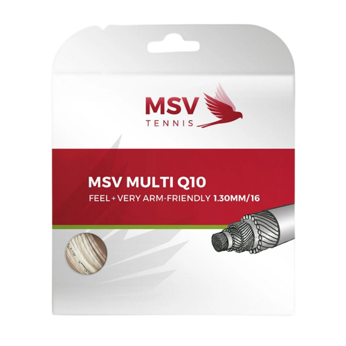 Струна теннисная MSV Multi Q10 White 1.30 (12 метров)