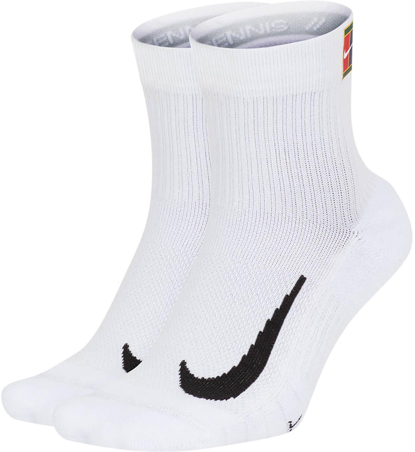Набор носков Nike Court Multiplier Max Quarter Crew Sock (2 пары) White