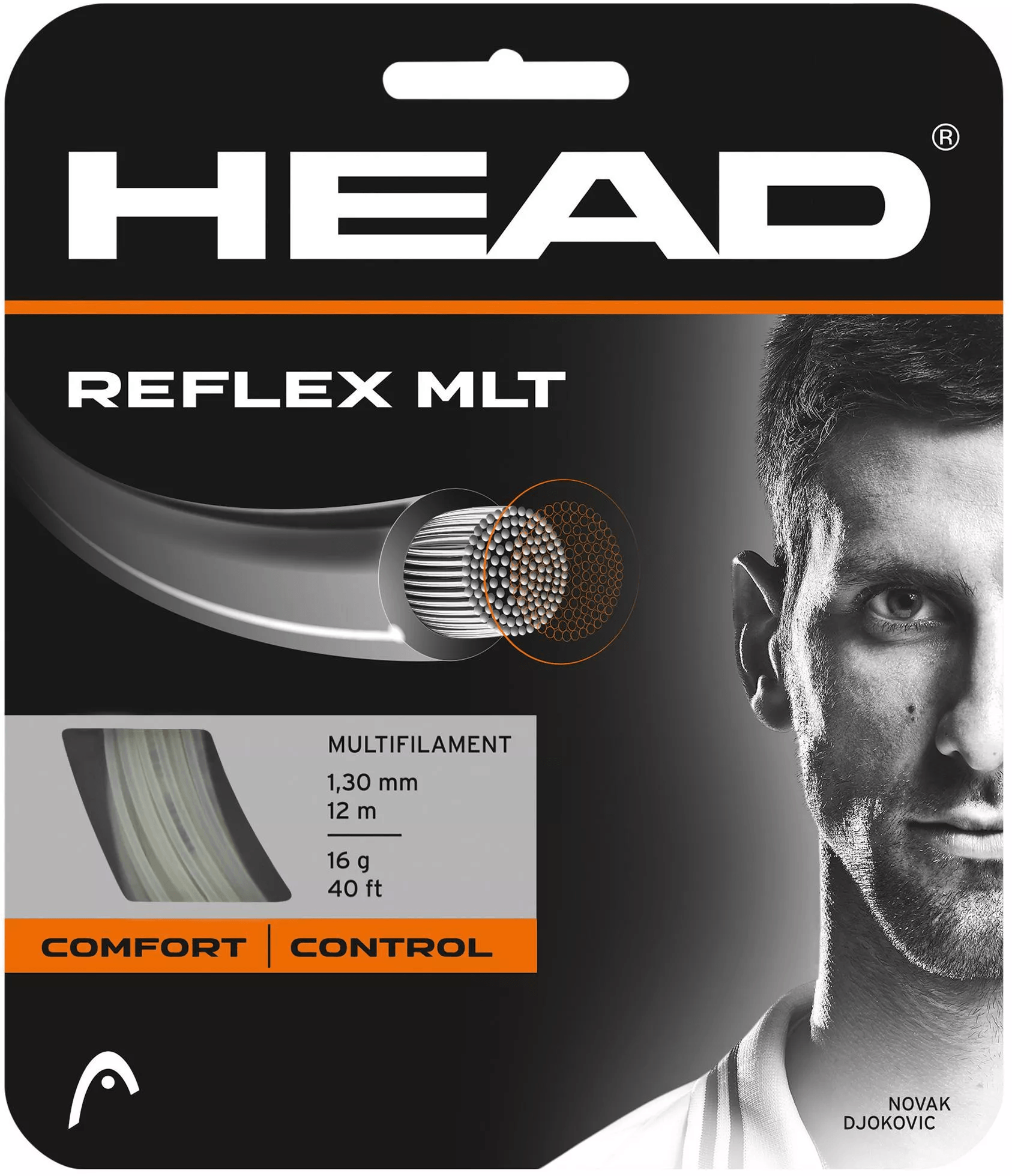 Струна теннисная Head Reflex MLT Natural 1.30 (12 метров)