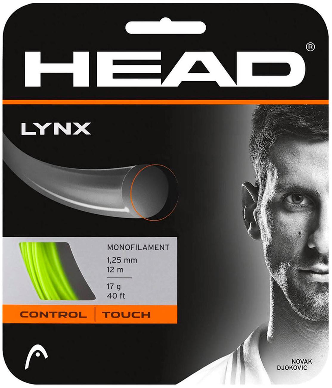 Струна теннисная Head Lynx Yellow 1.25 (12 метров)