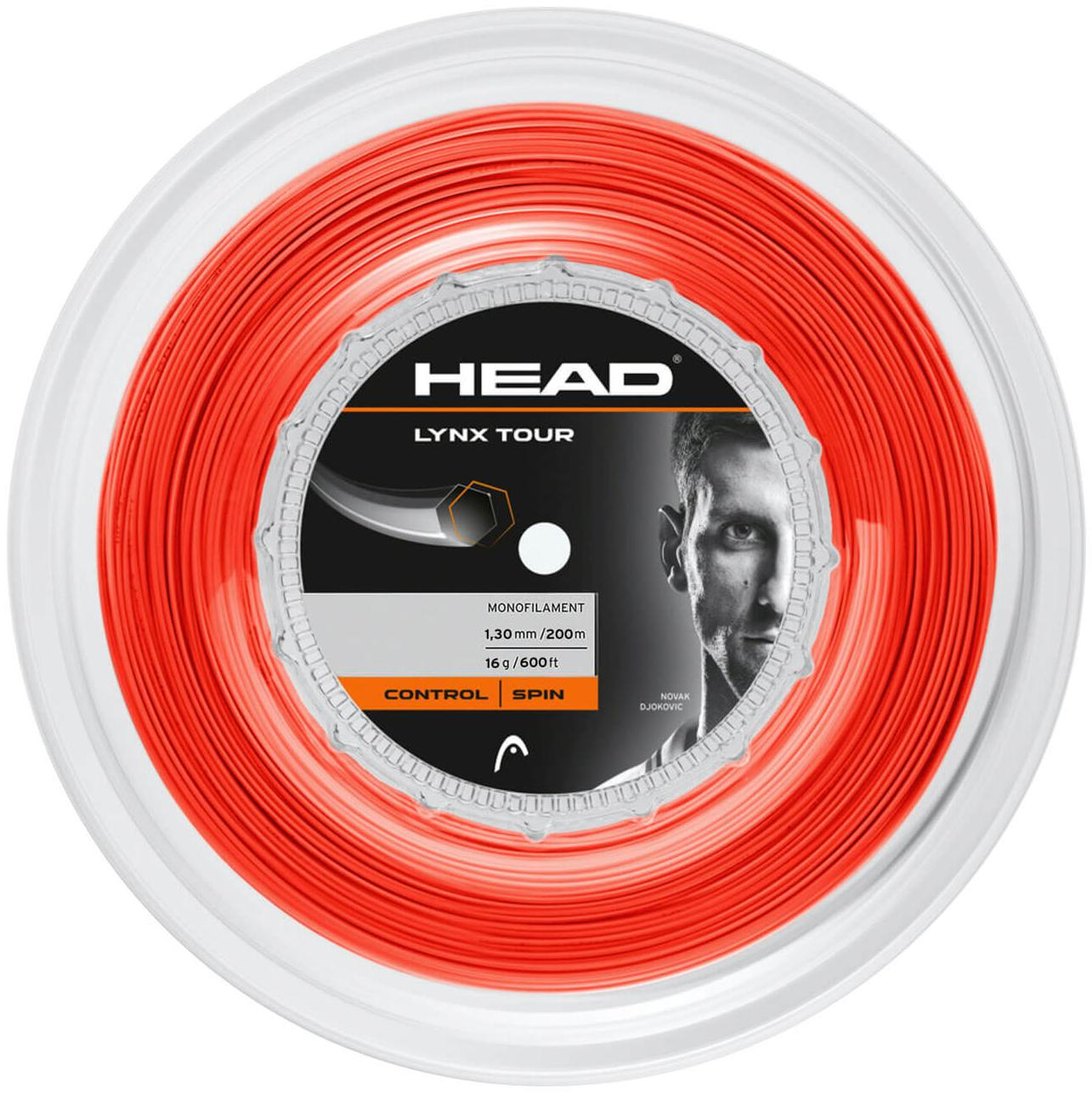 Струна теннисная Head Lynx Tour  Orange 1.30 (200 метров)