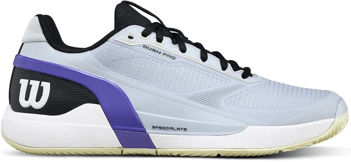 Кроссовки мужские Wilson Rush Pro 5 Clay Grey Dawn/Black/Tender Yellow