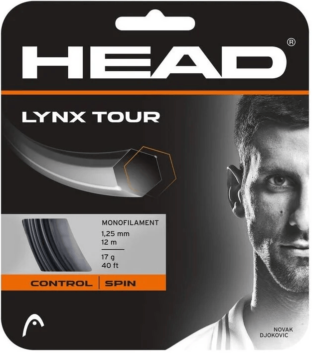 Струна теннисная Head Lynx Tour Black 1.25 (12 метров)