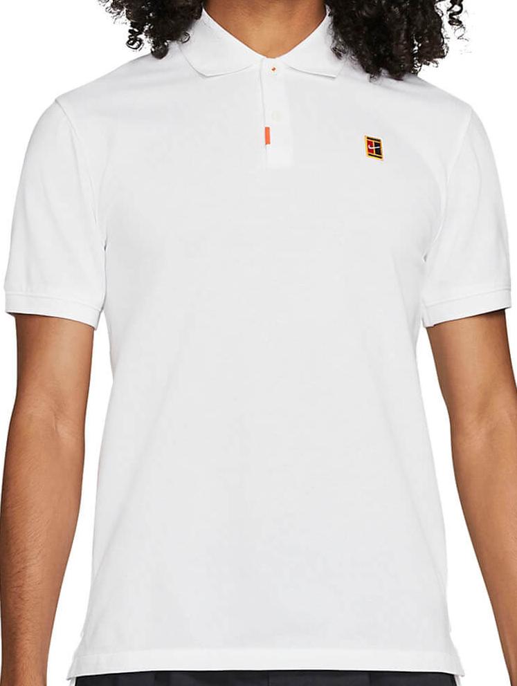 Поло мужское Nike Dri-Fit Heritage Slim White  DA4379-101