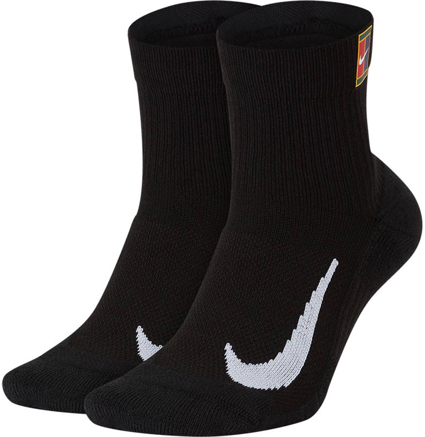 Набор носков Nike Court Multiplier Max Quarter Crew (2 пары) Black