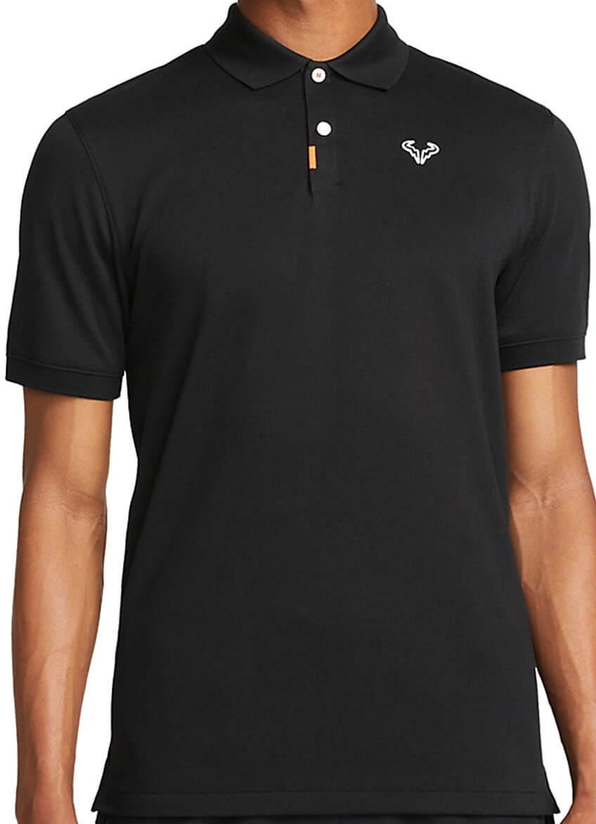 Поло мужское Nike Rafa Slim-Fit Black/White