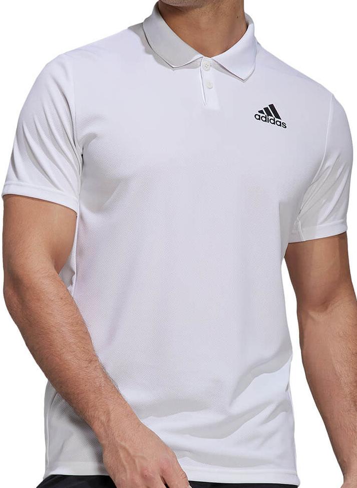 Поло мужское Adidas Club Pique White/Black