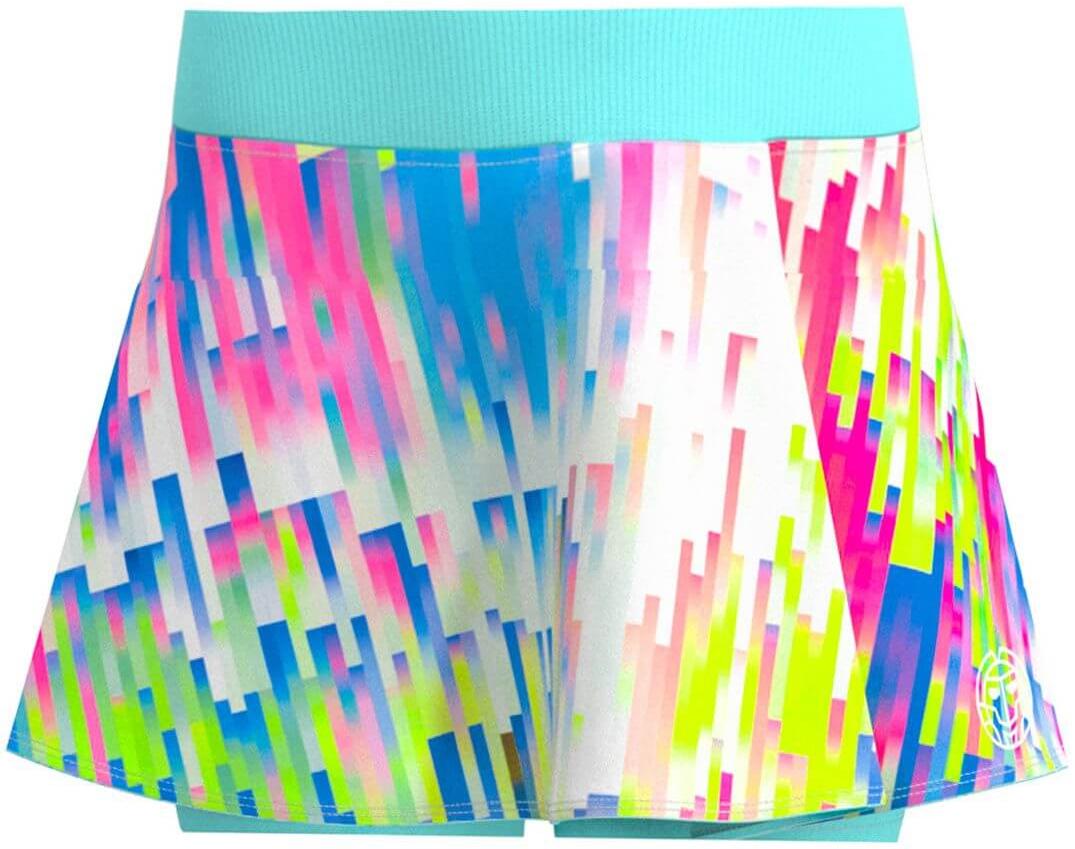 Юбка женская Bidi Badu Melbourne 2024 Printed Wavy Skort Aqua/Mixed