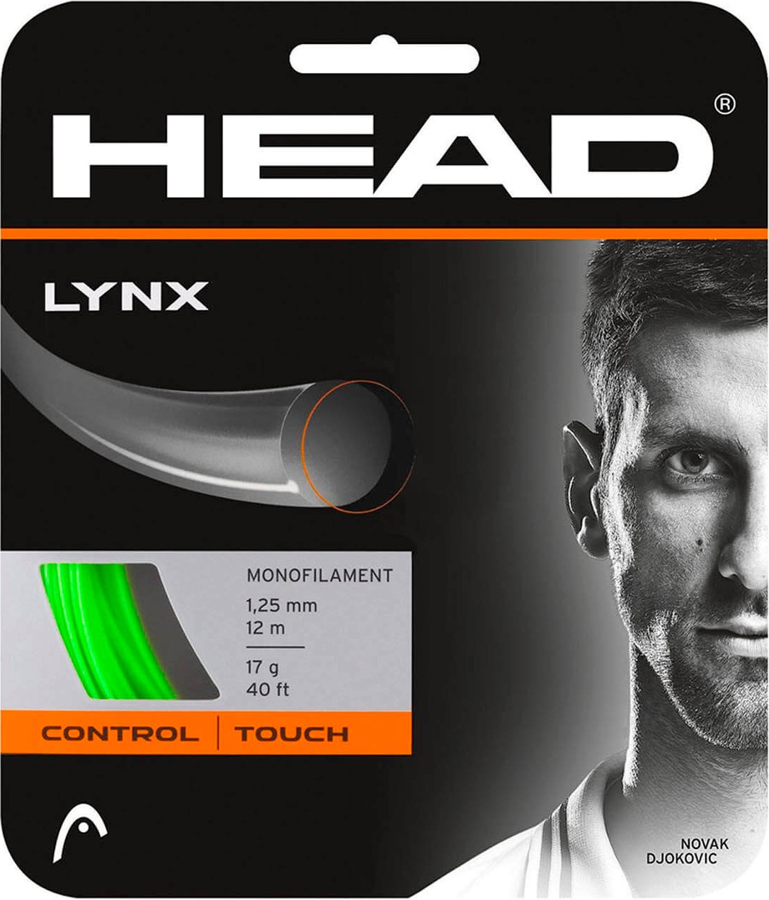 Струна теннисная Head Lynx Green 1.25 (12 метров)